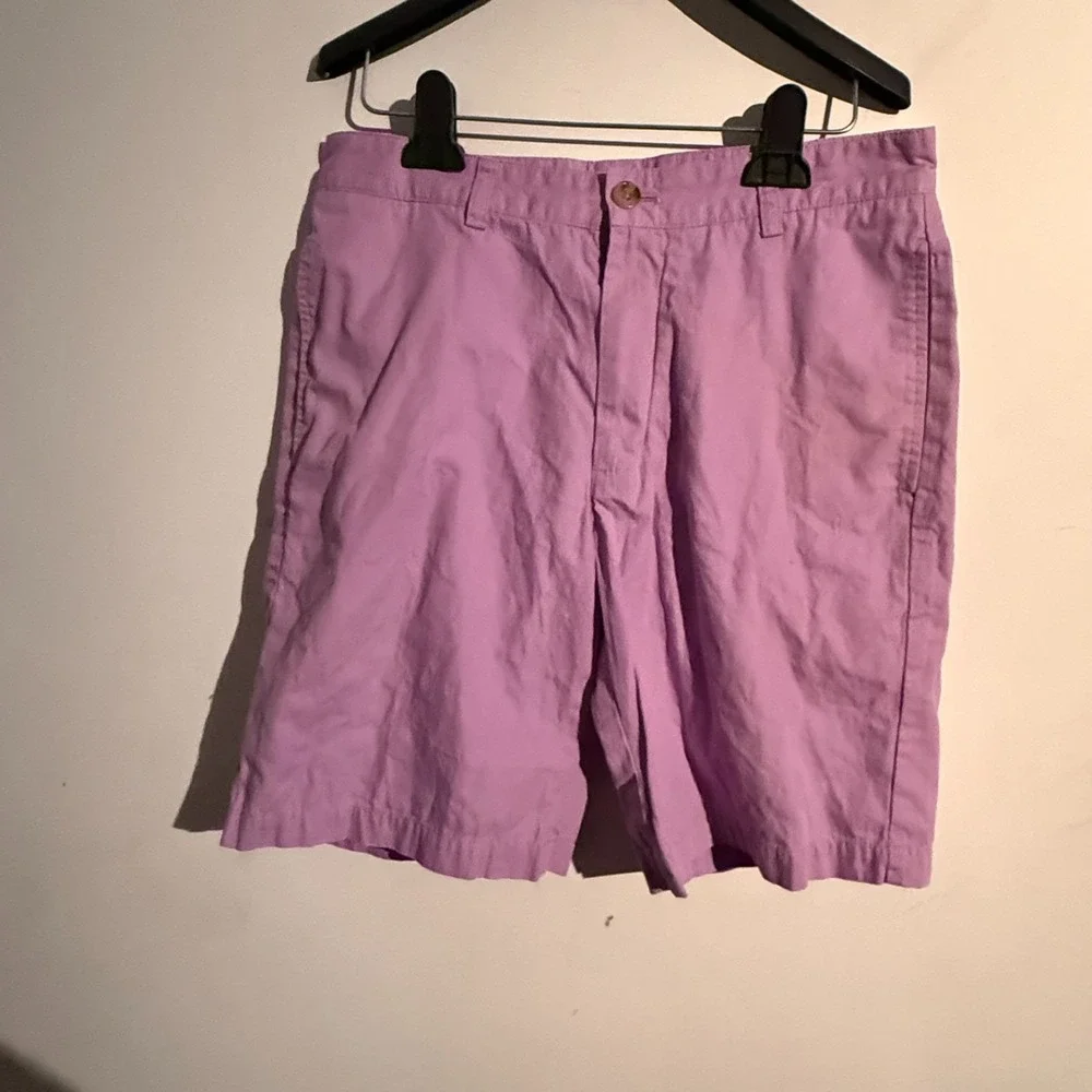 Vineyard Vines Men's Club Shorts Purple Size 30 Golf Preppy Old Money Inseam 9